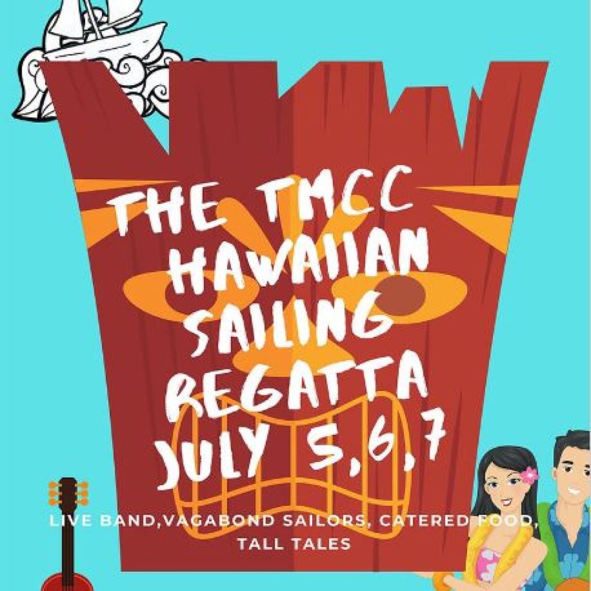 TMCC Hawaiian Sailing Regatta 2019 (Beachcat Class, Day 1)  