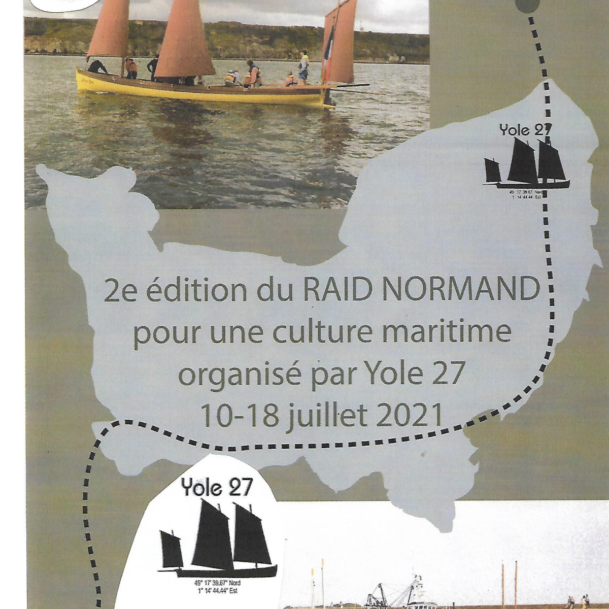 Raid Normand 2021 "pour une culture maritime"  du 10 au 18 juillet 2021 